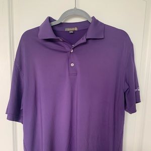 Peter Millar purple shirt size Medium